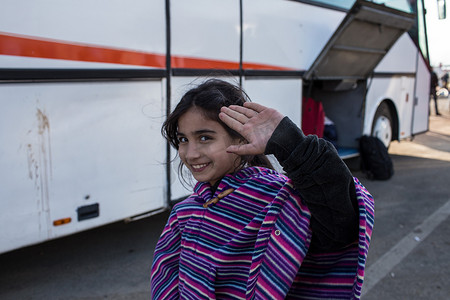 卡西莫多摄影照片_希腊-DIAVATA-IDOMENI-难民