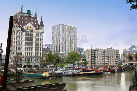 荷兰鹿特丹 — 8 月 18 日：鹿特丹是一种城市模式