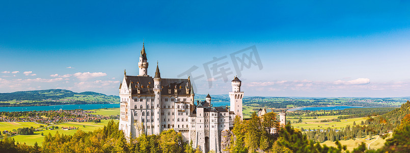 新天鹅堡宫殿，巴伐利亚，德国