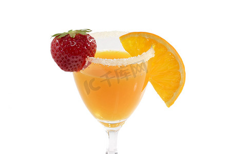 橙汁加水果