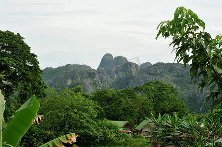 老挝万荣美丽的风景