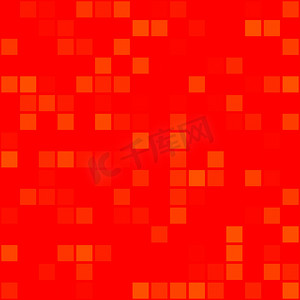 红色方块图案