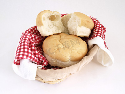 篮子里的面包卷