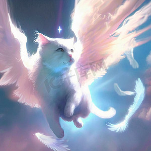 带翅膀的天使猫