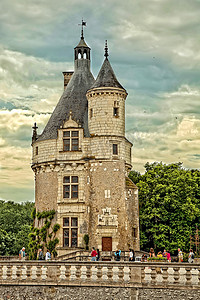 法国舍农索城堡的侯爵塔