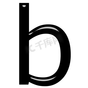 字母b的设计摄影照片_3d 字母 b