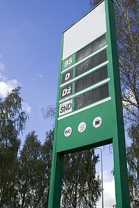 汽油价格标志