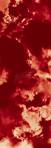 极简主义背景摄影照片_热火火焰或红云作为极简主义背景设计