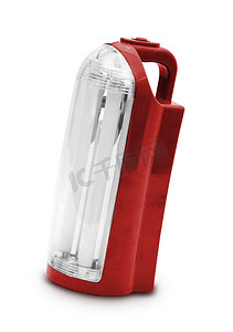 灯笼按钮摄影照片_白色背景上的红色 electrik 灯笼