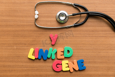 因子基因摄影照片_y 用听诊器链接基因彩色字