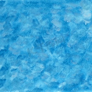 蓝色和白色混沌水彩抽象