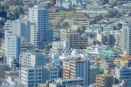 惠比寿花园广场广场从东京市视图