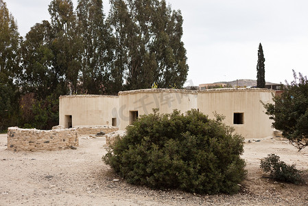 新石器摄影照片_塞浦路斯 Choirokoitia 的新石器时代村庄