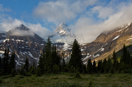 阿西尼博因山，加拿大落基山脉