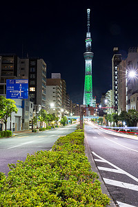 日本晴空塔摄影照片_东京晴空塔