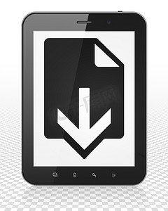 Web 开发概念： 显示下载的 Tablet Pc 计算机