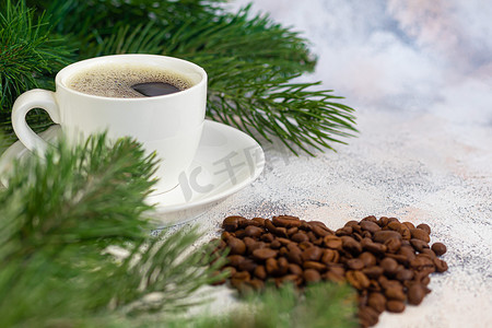 香浓咖啡海报摄影照片_一杯香浓可口的咖啡。