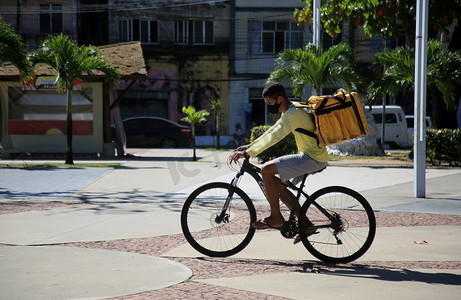 送货 - 食品 - 自行车
