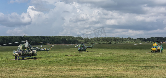 辨论大赛摄影照片_第16届世界直升机大赛参赛队伍直升机