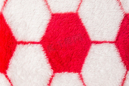 图案红白六边形设计织物抽象几何形状现代六边形背景纹理