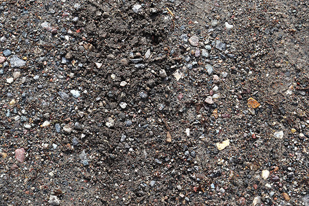 招聘信息摄影照片_砾石地上鹅卵石和石头的详细特写视图