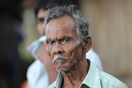 印度文化摄影照片_印度海得拉巴的乡村穷人