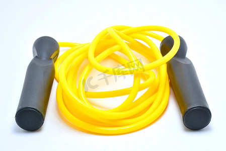 黄色塑料运动跳绳