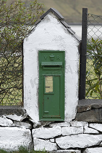 爱尔兰古董维多利亚时代的邮箱
