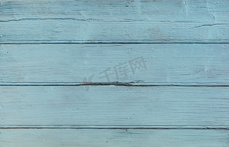 蓝色木板背景摄影照片_蓝色木板背景