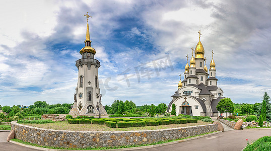 乌克兰布基的寺庙建筑群和景观公园