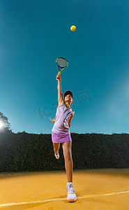 网球运动员。