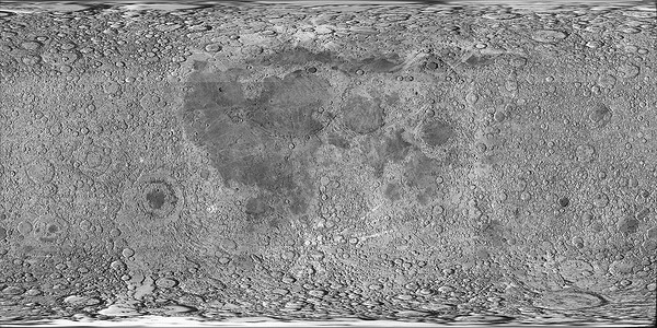 月亮流星摄影照片_月球表面