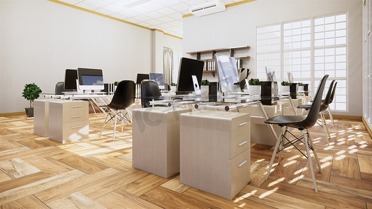 写字楼商务-漂亮的大房间写字间和会议室