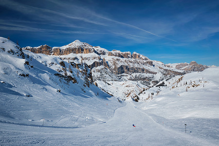 意大利多洛米蒂滑雪胜地