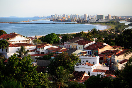 奥林达城市景观伯南布哥巴西