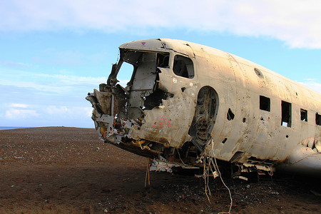 飞机残骸，冰岛
