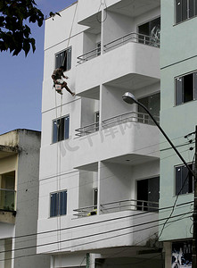 城市劳动者摄影照片_建筑工人