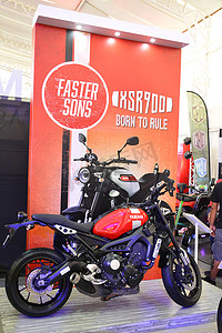 900摄影照片_雅马哈 XSR900 摩托车在菲律宾摩托遗产周末