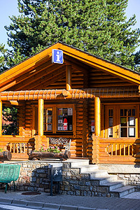 夏季的旅游信息办公室。 