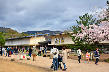 日本奈良奈良国立博物馆立面