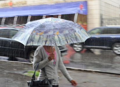 大城市下大雨