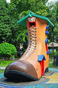 菲律宾马尼拉儿童游乐场大鞋屋