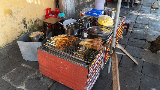 亚洲街头美食，如何在街上做饭