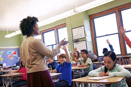 教师、学生和课堂用手提问、回答或吸引孩子的常见问题解答。