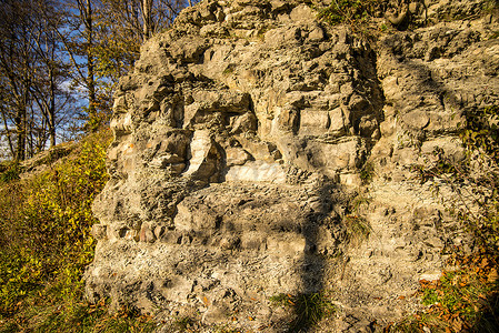 德国 Swabian Alb 侏罗山石灰岩变迁
