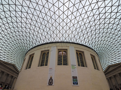 2019全新摄影照片_伦敦大英博物馆的大中庭