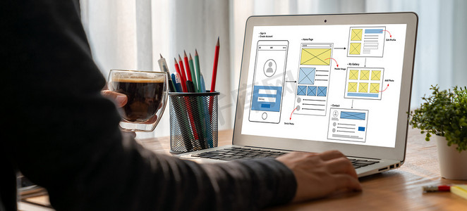 现代移动应用程序和网站的 UX UI 设计过程