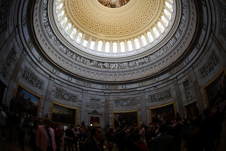 美国国会大厦（United States Capitol）的天花板画