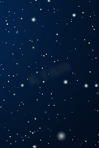 雪花元素摄影照片_寒假和冬季背景，白雪落在深蓝色背景上，雪花散景和降雪颗粒作为圣诞节和下雪假期设计的抽象下雪场景