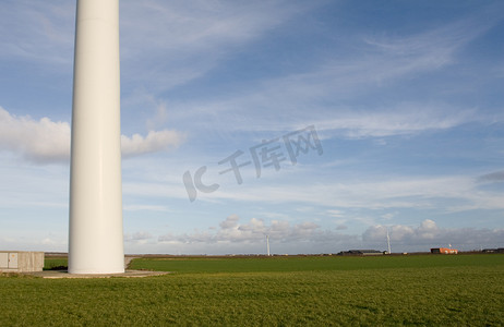 风力涡轮机景观